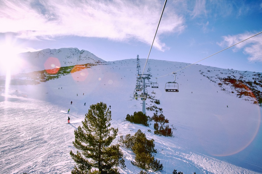 Skiing at Bansko